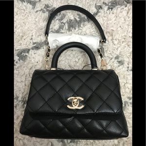 Chanel Extra Mini Coco Handle Caviar